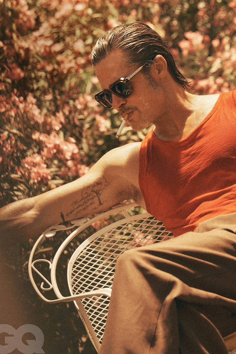 Brad Pitt pe coperta GQ Magazine