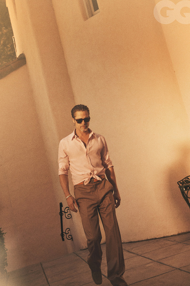  Brad Pitt pe coperta GQ Magazine