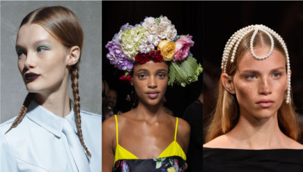 Hair trends: heads on the runaway